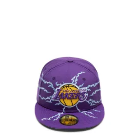 59FIFTY LOS ANGELES LAKERS ELECTRIFY FITTED CAP