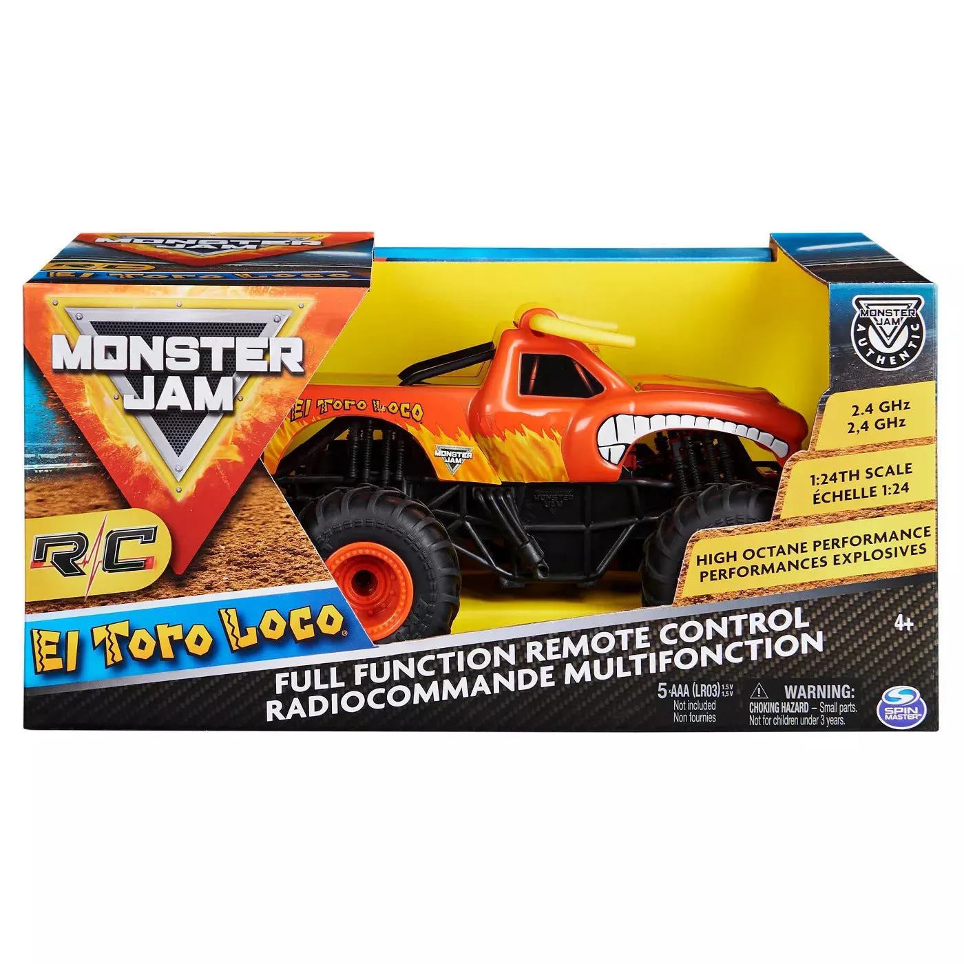 6047112 MONSTER JAM 1:24 REMOTE CONTROL  El Toro Loco