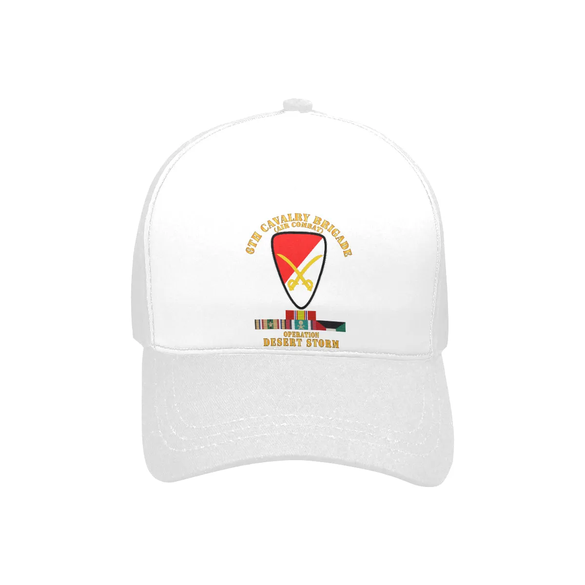 6th Cavalry Brigade - Desert Storm with Desert Storm Service Ribbons Hat