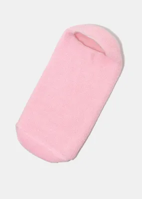 A  Gel Lined Moisturizing Spa Sock