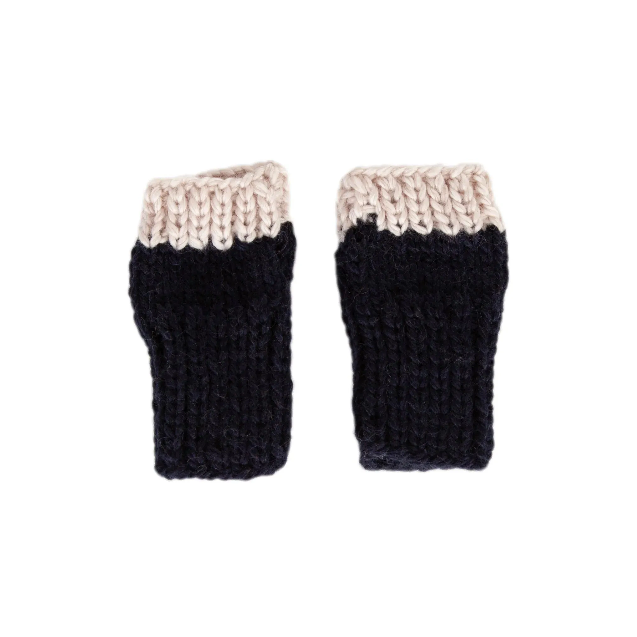 Acorn Kids - Bjorn Fingerless Mittens - Navy