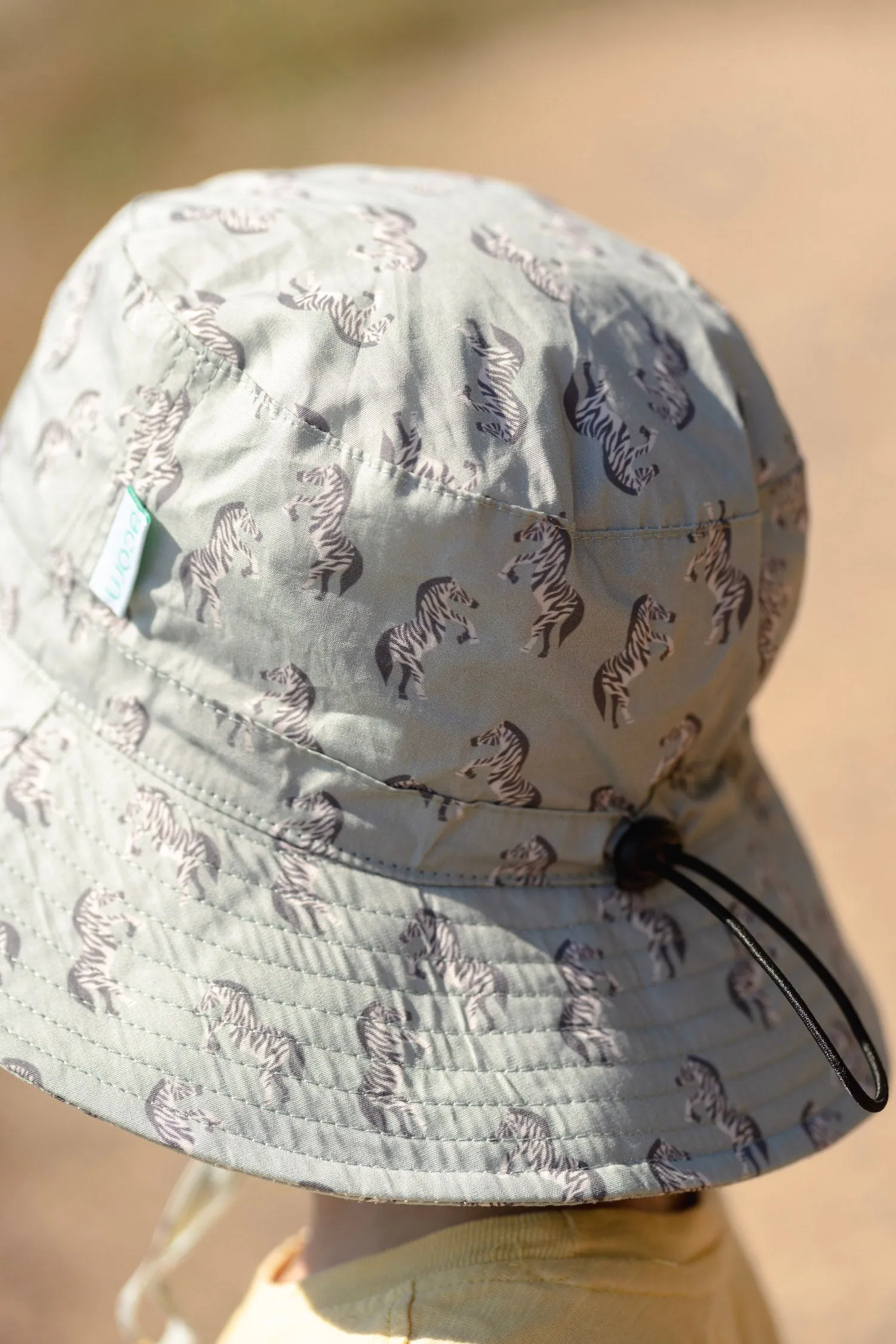 Acorn Wide Brim Bucket Hat - Dancing Zebra