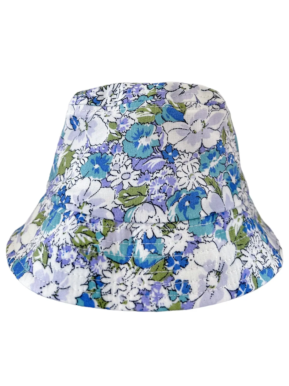 Adult Bucket Hat, Iris Floral