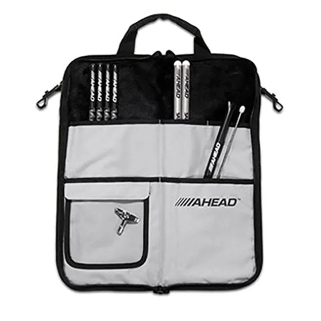 Ahead Deluxe Stick Case, Gray w/Black Trim & Plush Interior