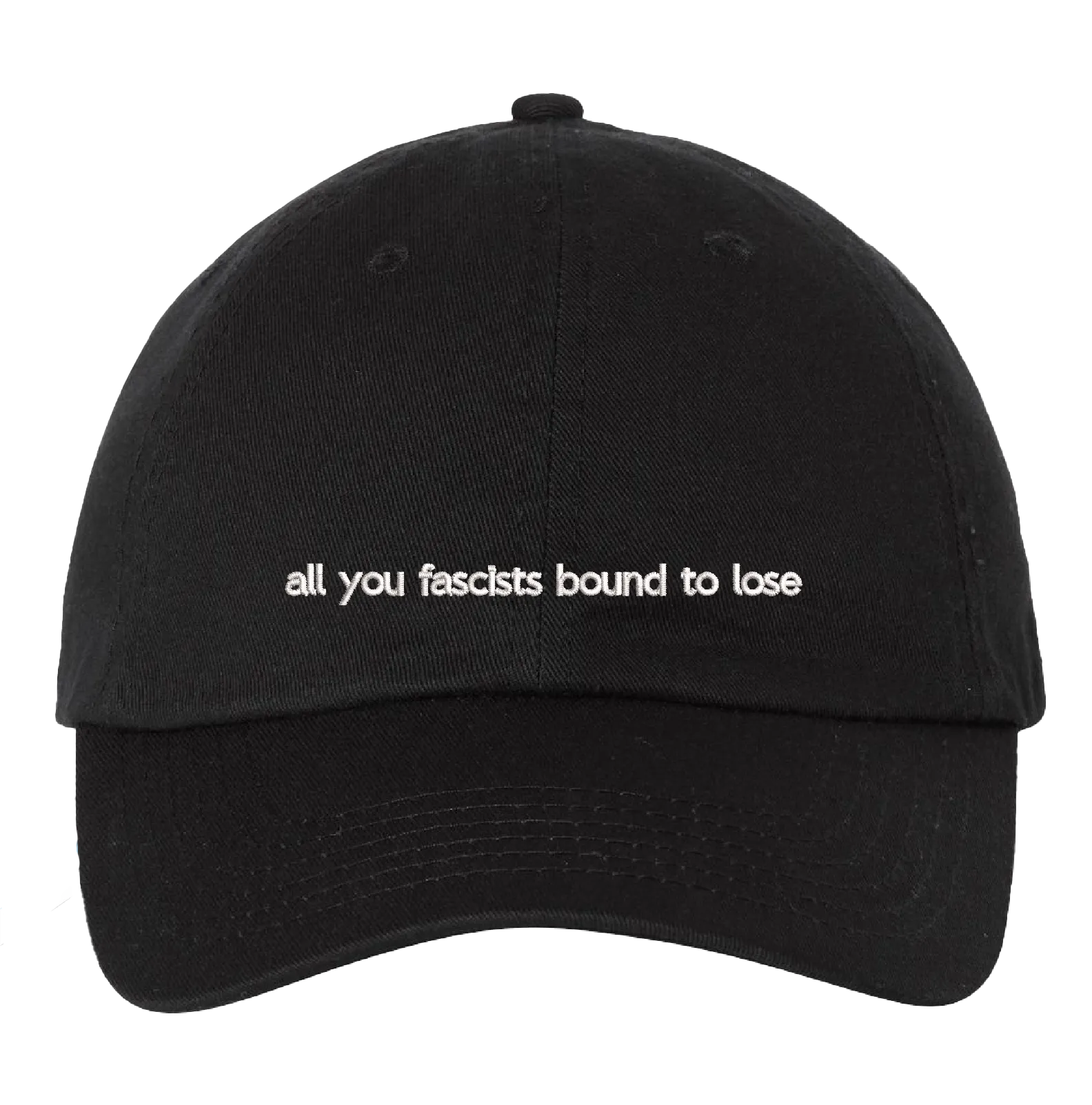 Stylish All You Fascists Statement Hat for Activists