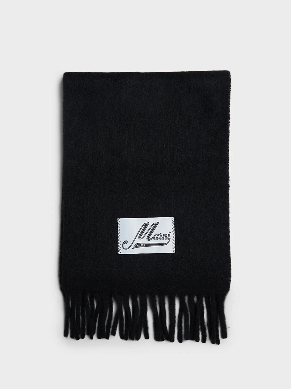 Alpaca Scarf in Black