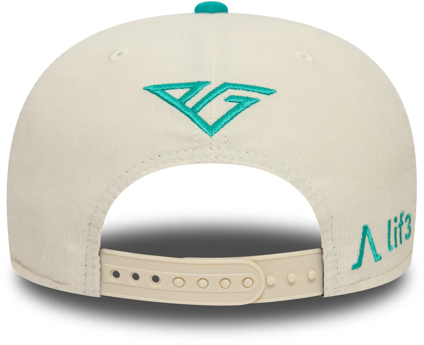 Alpine Racing F1 Driver Special New Era 9Fifty Miami GP P.G White Snapback Cap