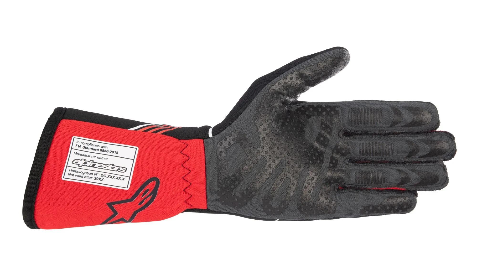 ALPINESTARS 3551023_13_S TECH 1-RACE v3 Racing gloves, FIA 8856-2018, black/red, Size S