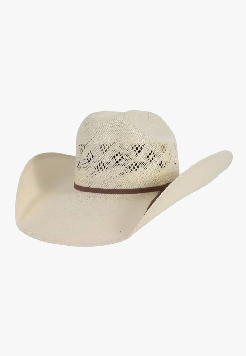 American Hat Straw RC Crown Hat