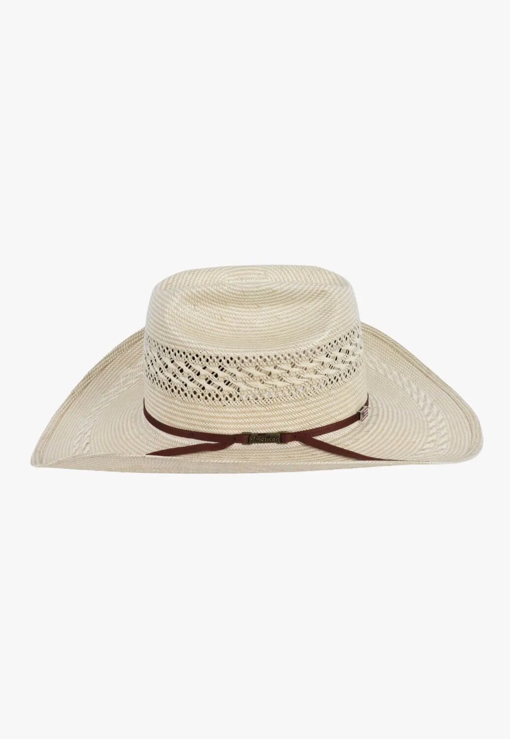 American Hat Tuff Cooper Straw Hat RC Crown