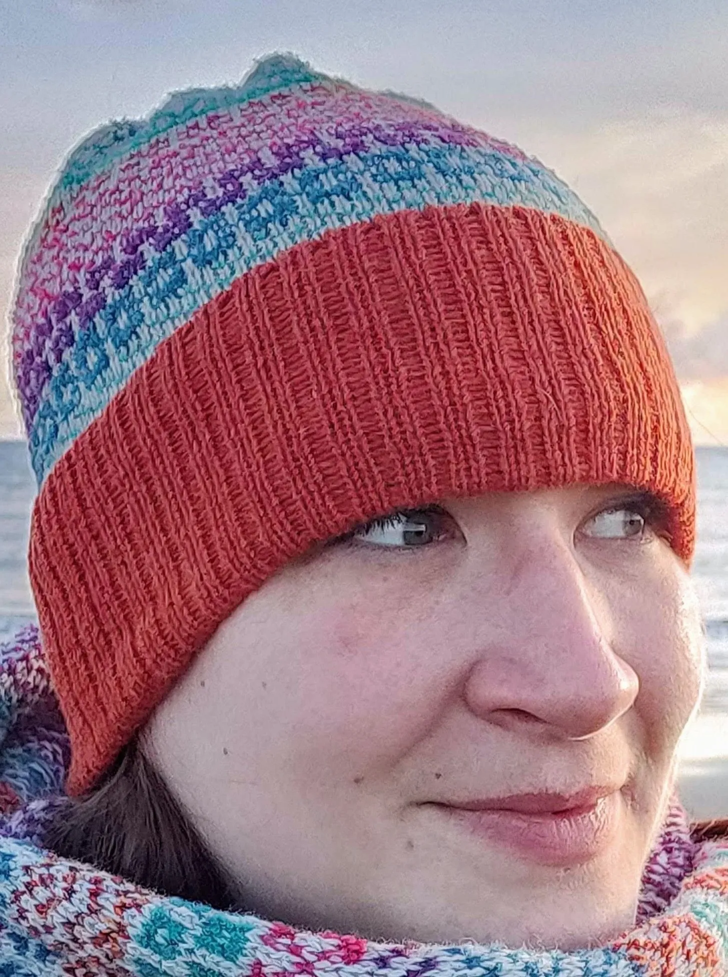 Annie Glue Funky Fair Isle hat