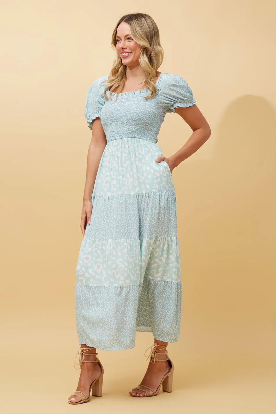 ASHTON TIERED MAXI DRESS