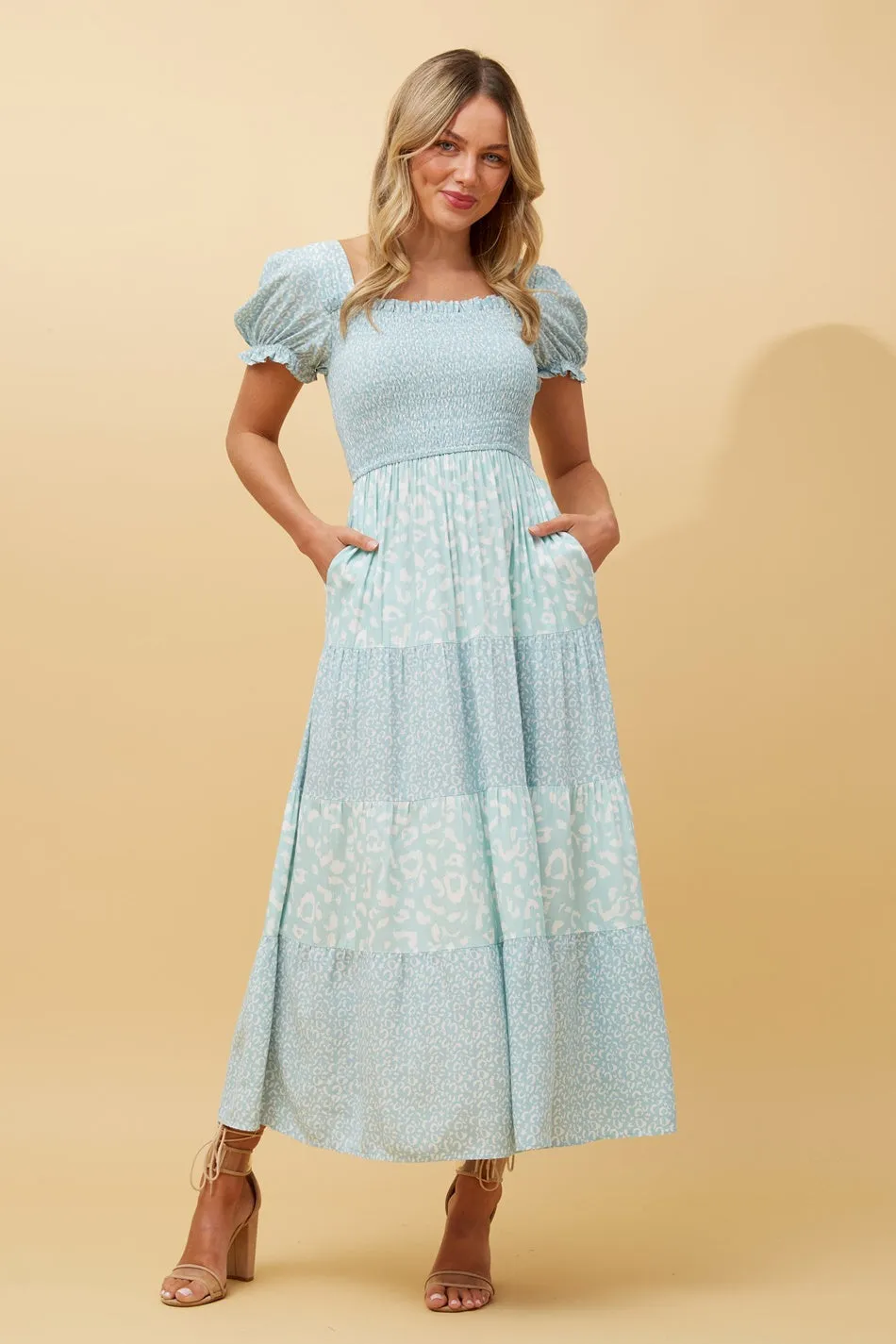 ASHTON TIERED MAXI DRESS