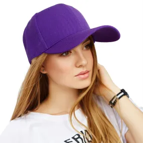 Bad Hair Days Baseball Cap - Purple