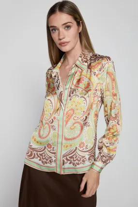 Bailey 44 Leni Print Top in Scarf Print