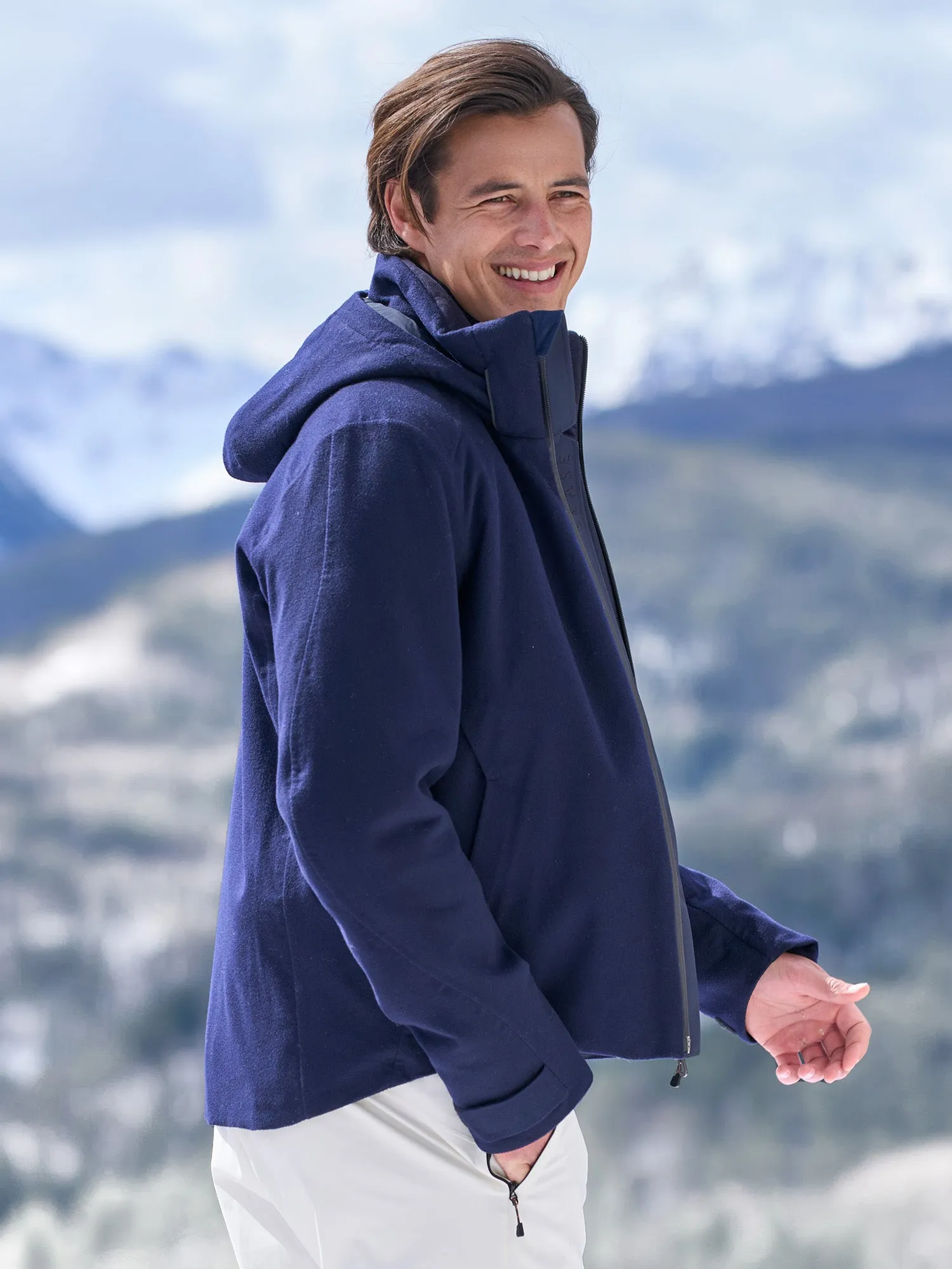 Premium Balma Tec Cashmere Insulated Ski Jacket