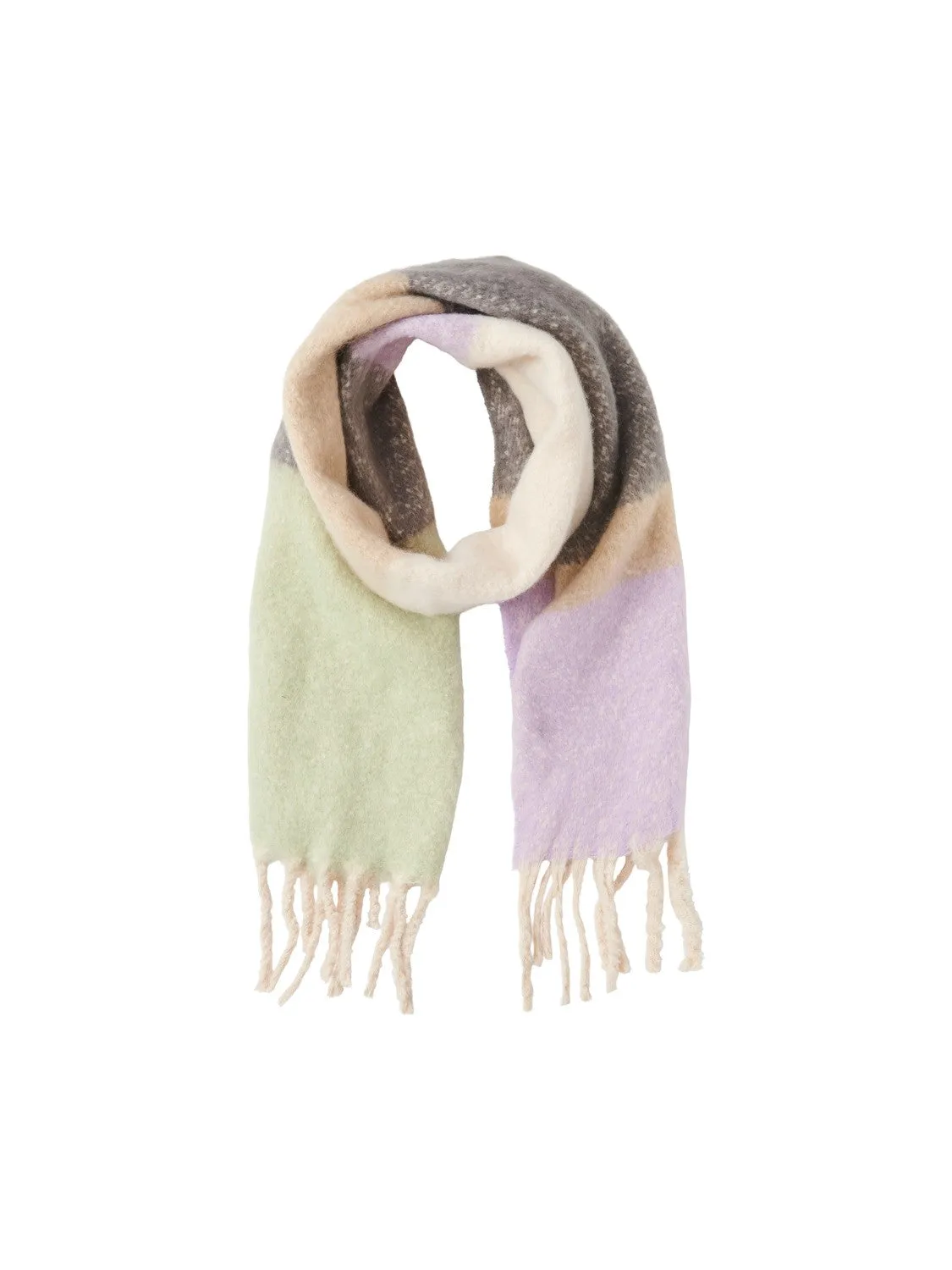 Bea Purple Rose Soft Scarf