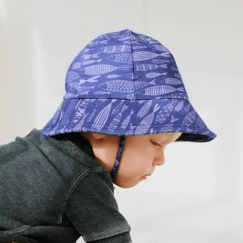 Bedhead Toddler Kids Bucket Hat UPF50  - Fish