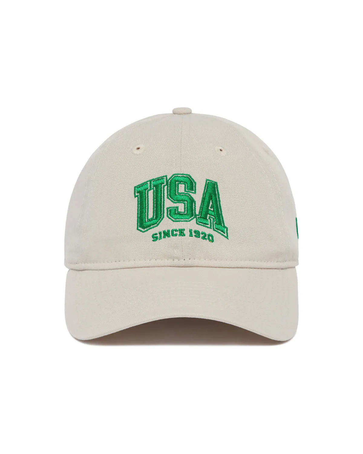 Beige USA Baseball Cap