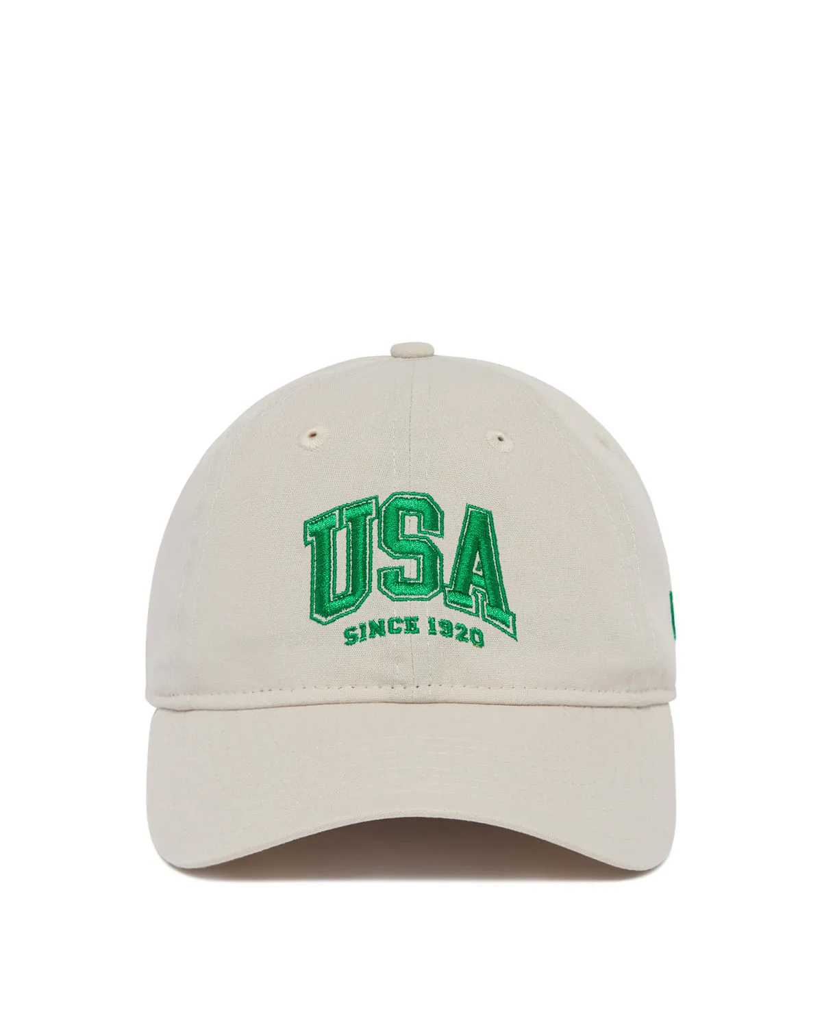 Beige USA Baseball Cap