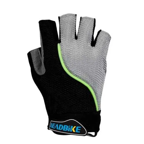 Bicycle Bike Cycling Gloves Half Finger Gloves With Reflective Tape 3 colors