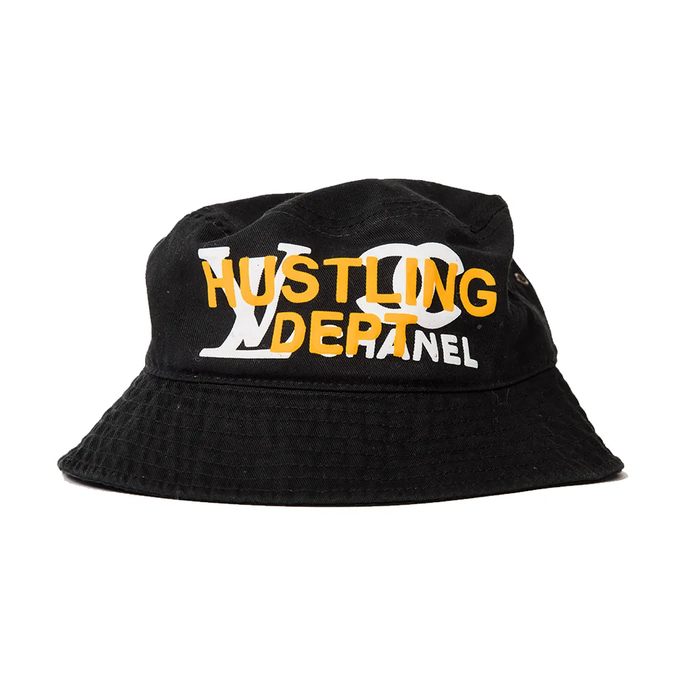 Black Hustling Bucket Hat