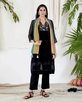 BLACK KURTA SETS