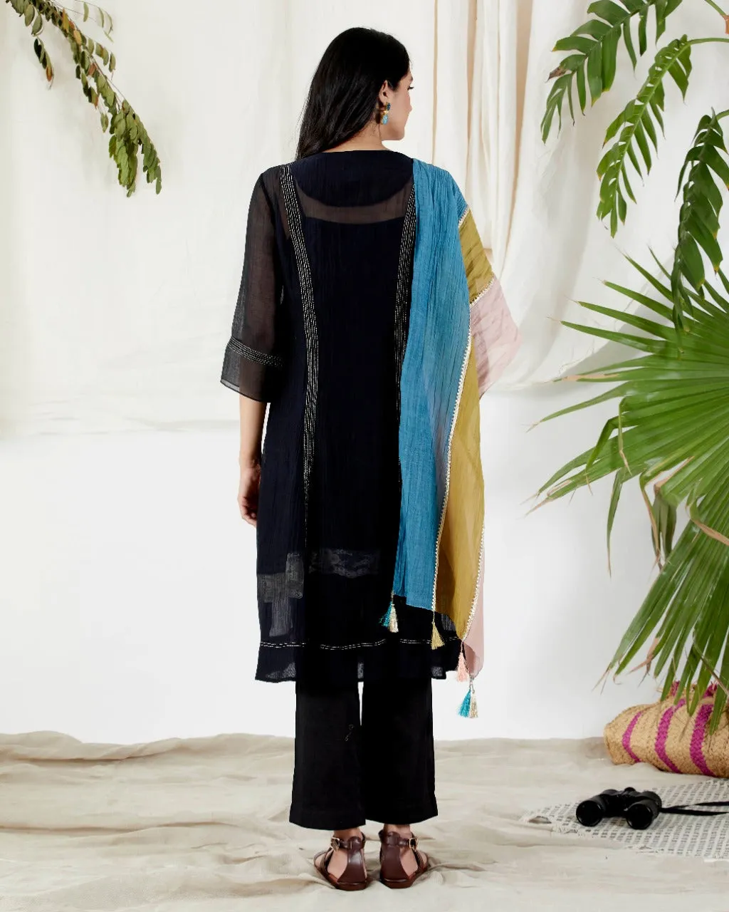 BLACK KURTA SETS