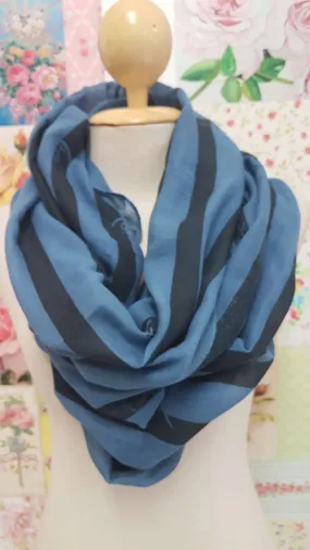 Blue & Black Snood SE009