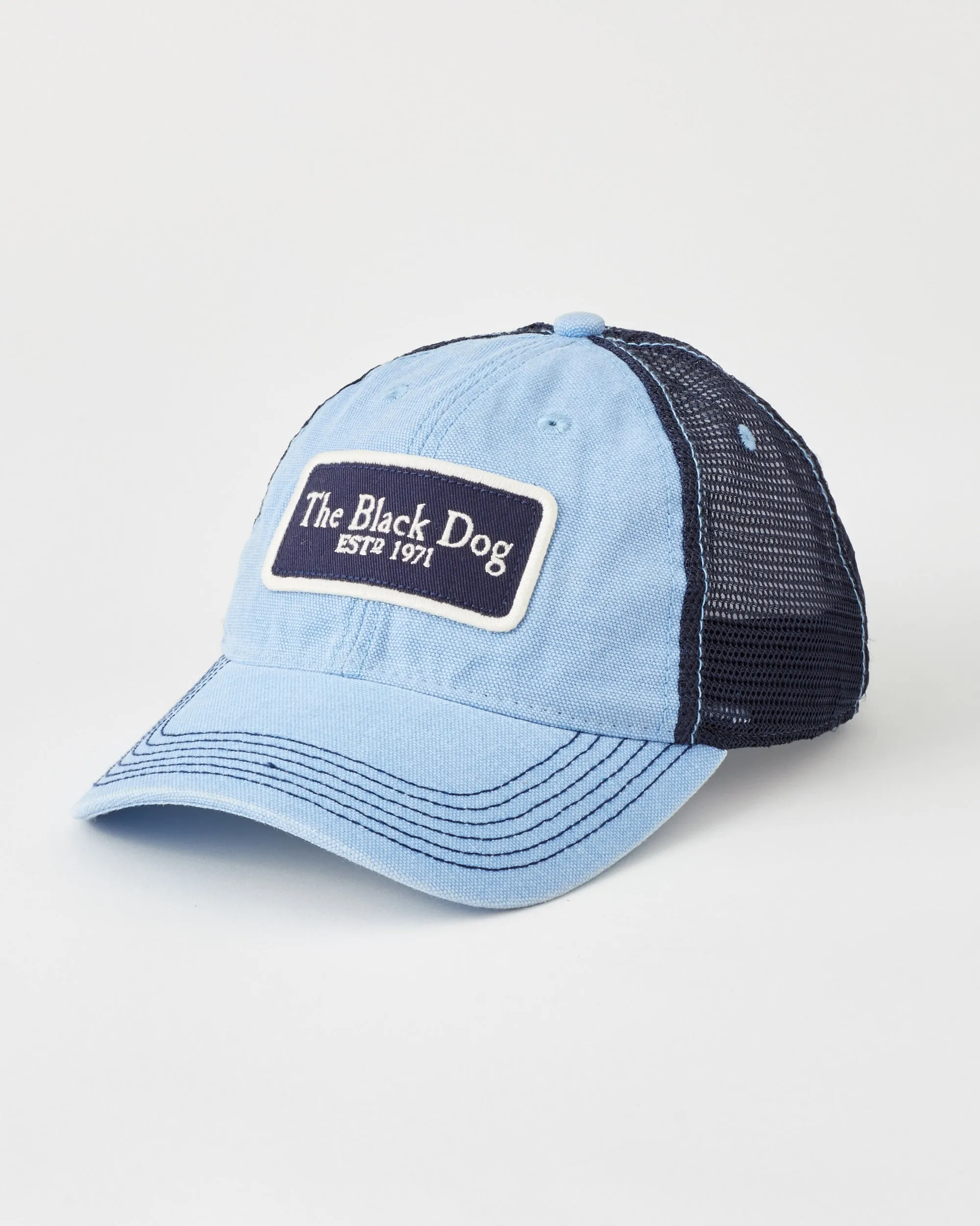 Blue Vintage Wash Mesh Hat