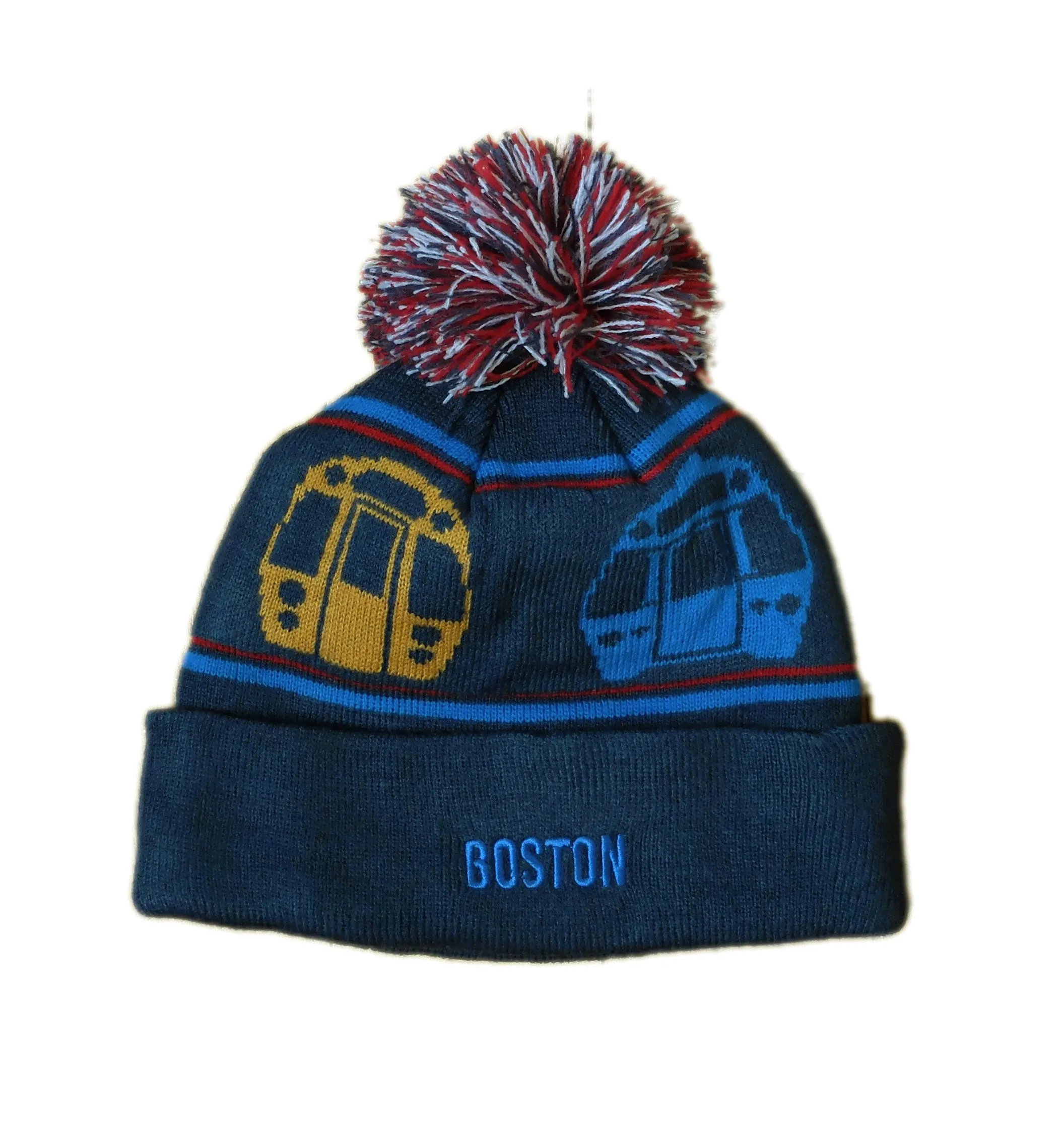 Boston MBTA Pom Pom Hat (KIDS)