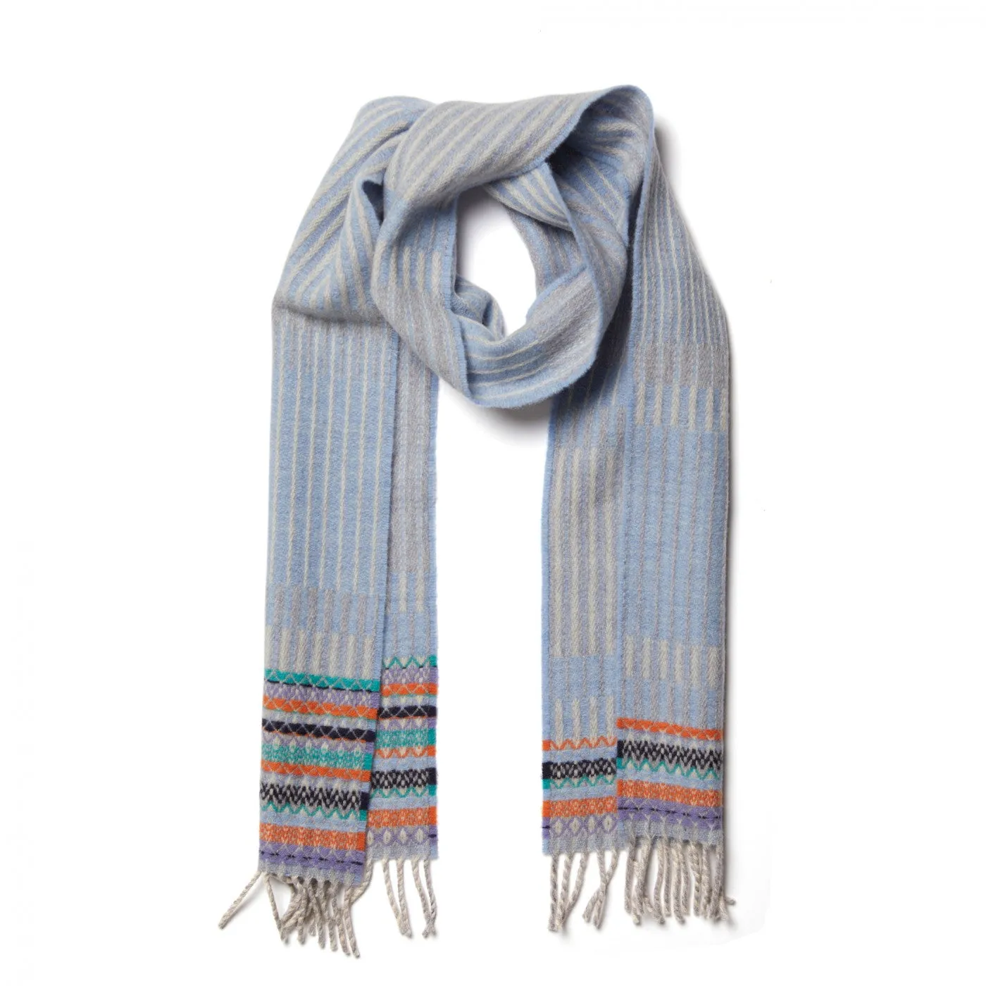 Bothy Periwinkle Scarf - Sky