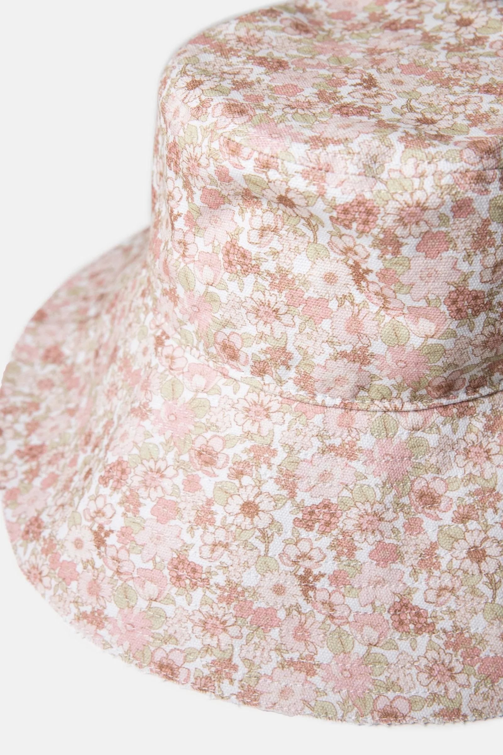 Bouquet Floral Bucket Hat Ivory