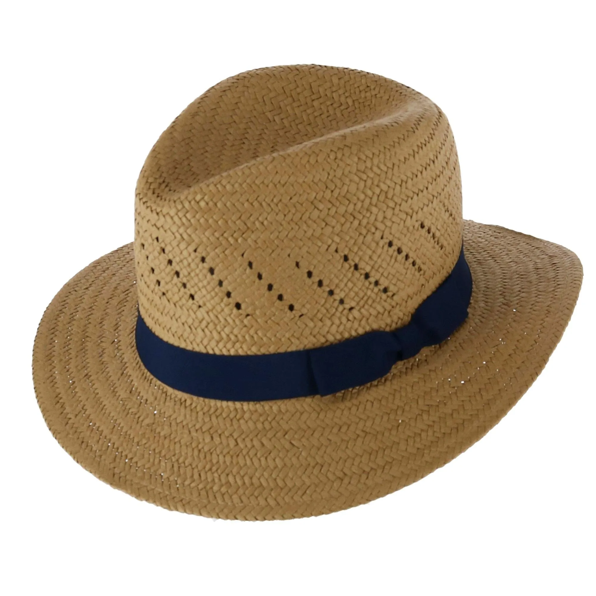 Broner Men's Vented Dress Safari Hat with Grosgrain Band