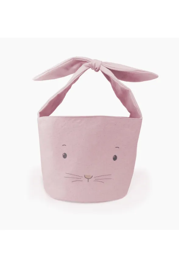 Bunny Basket - Pink   Cream