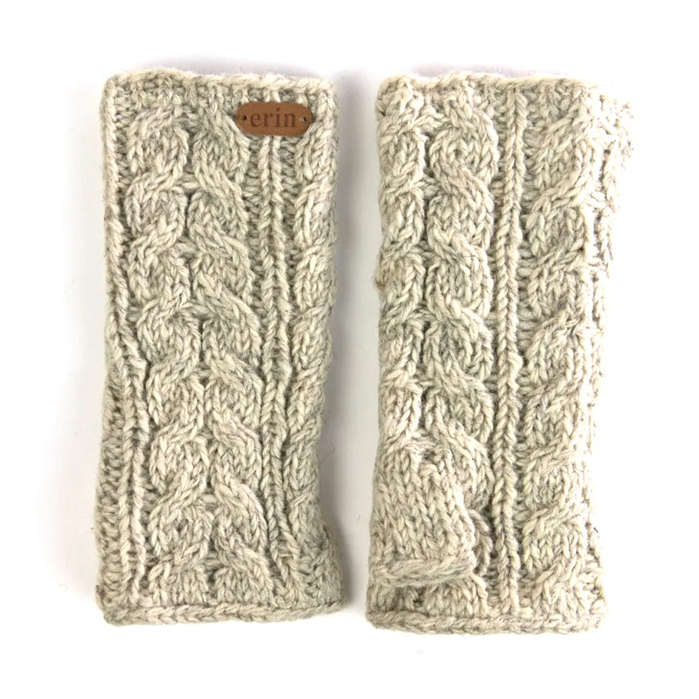 Cable Knit Handwarmers