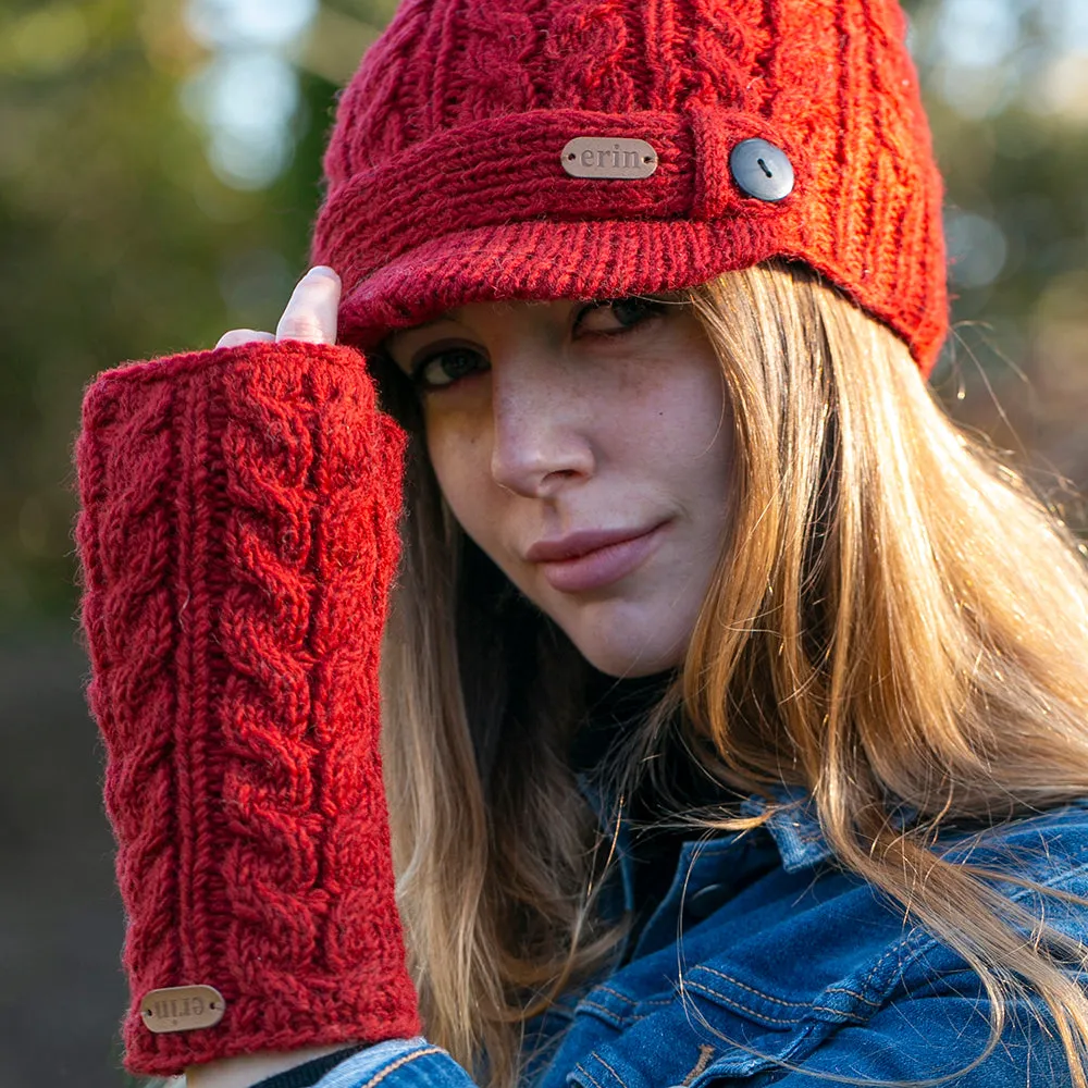 Cable Knit Handwarmers