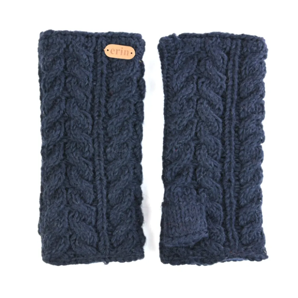 Cable Knit Handwarmers