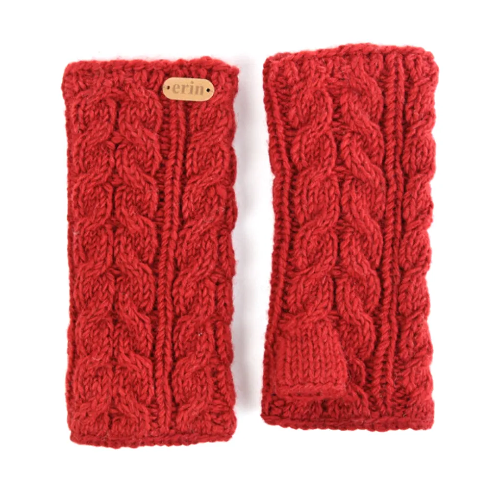 Cable Knit Handwarmers