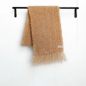 Camel Handwoven Mohair Scarf