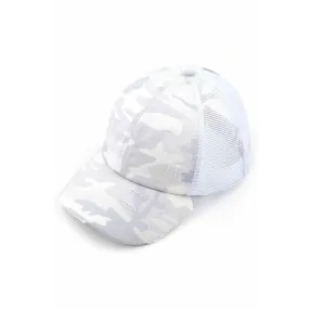 Camouflage Elastic Crossed Band Hat