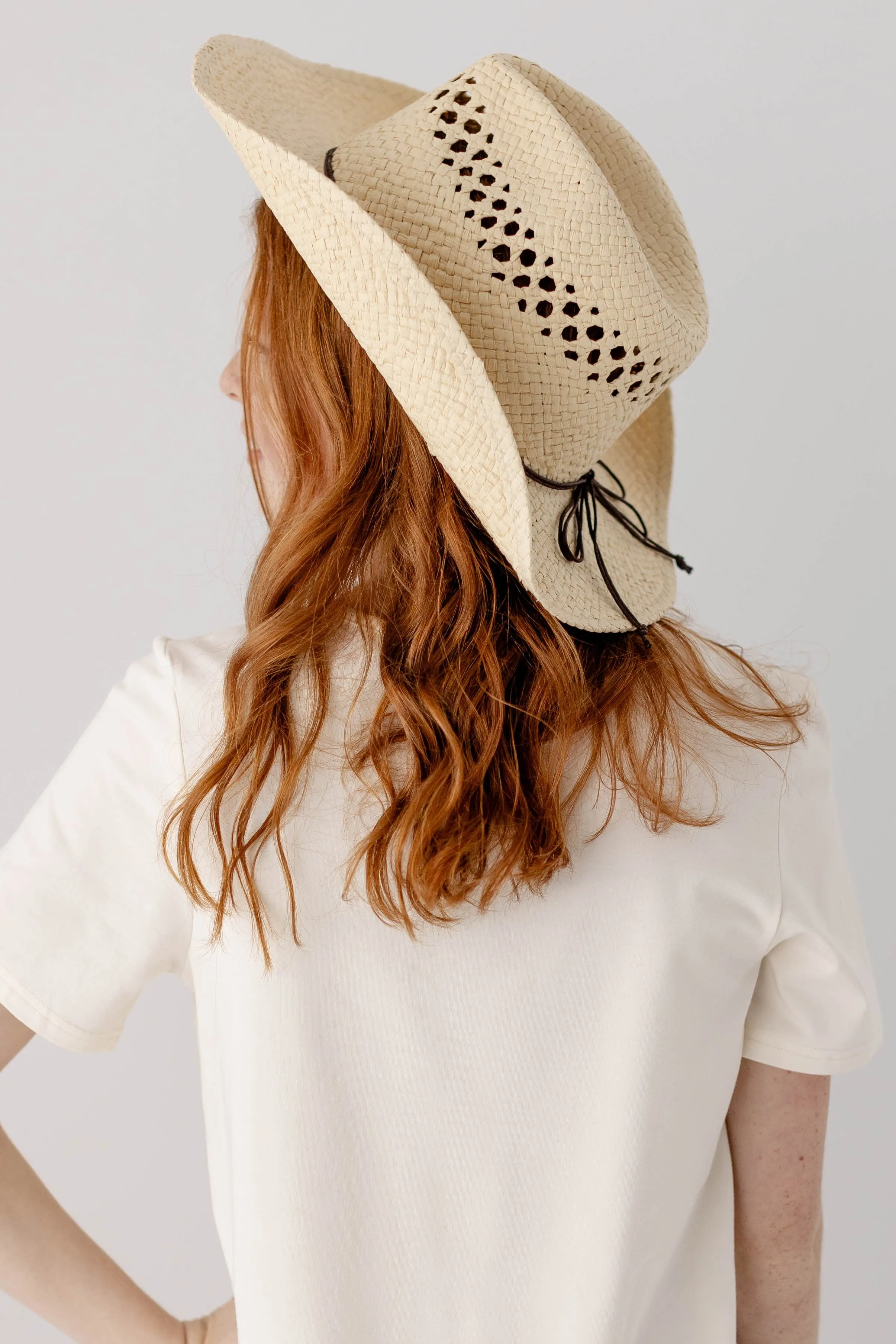 'Capri' Western Straw Hat FINAL SALE