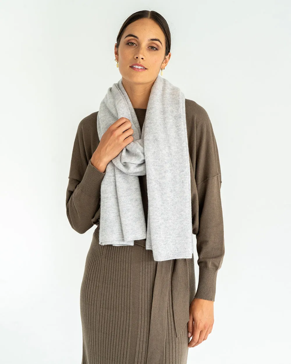 Cashmere Travel Wrap - Grey