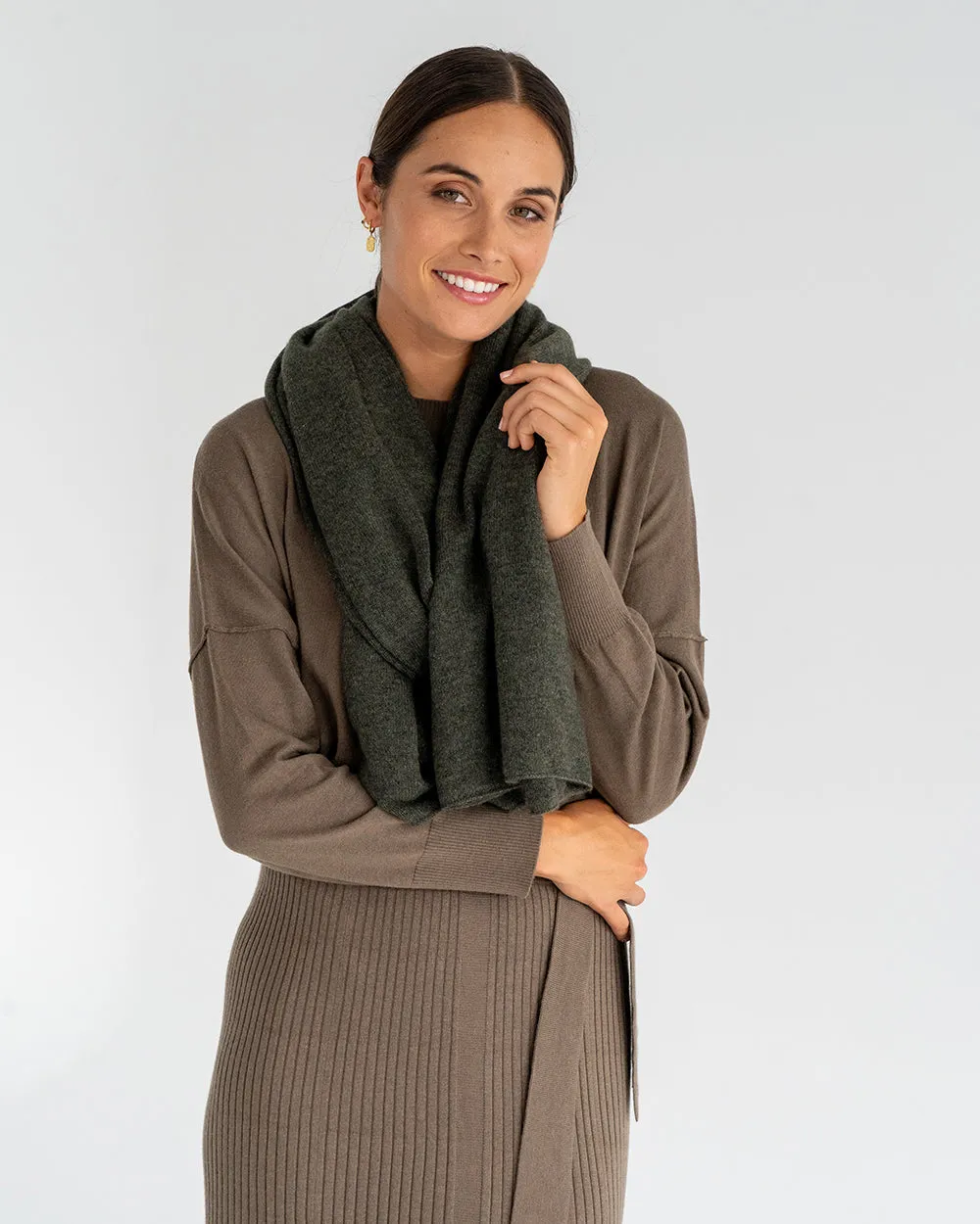 Cashmere Travel Wrap - Khaki