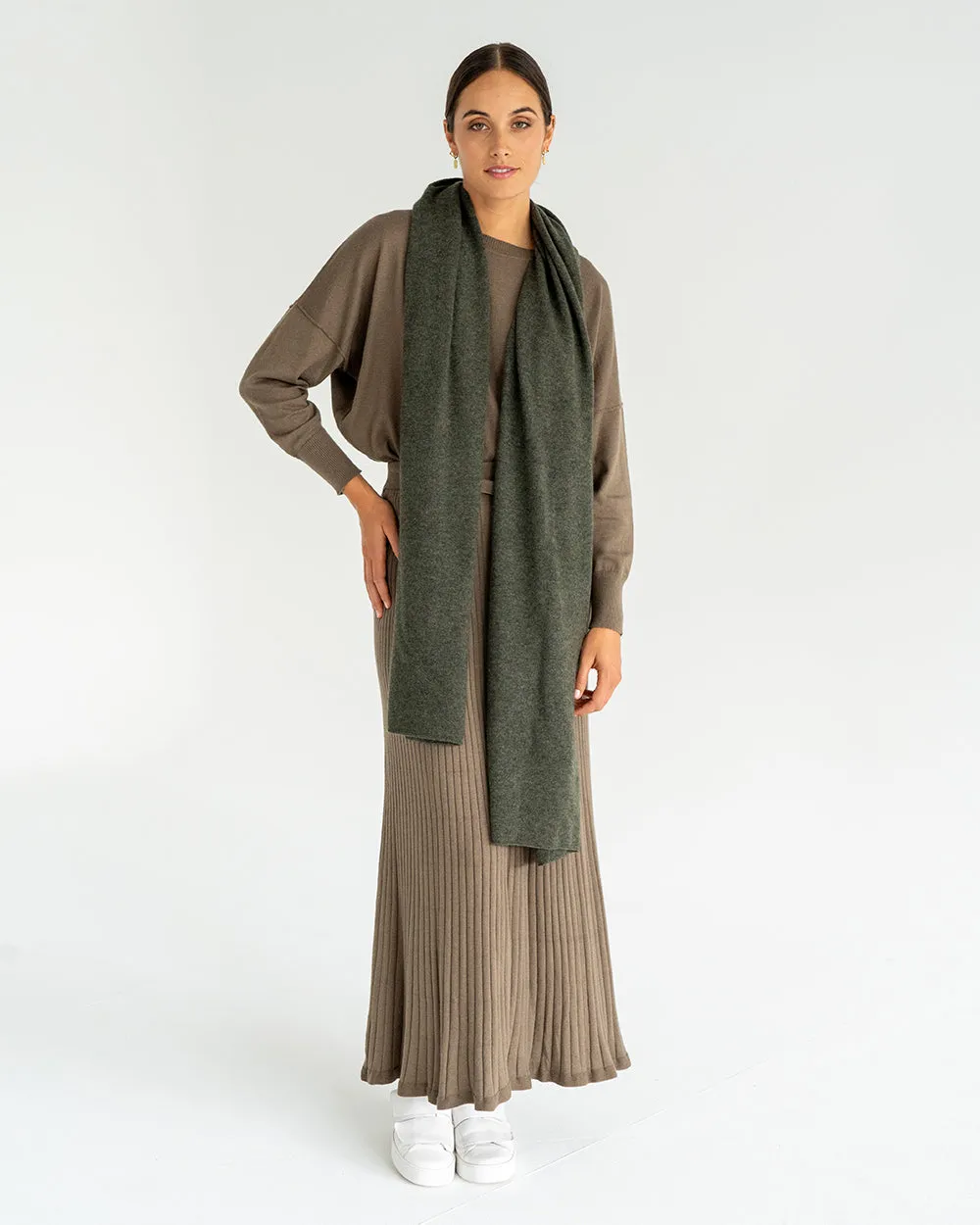 Cashmere Travel Wrap - Khaki