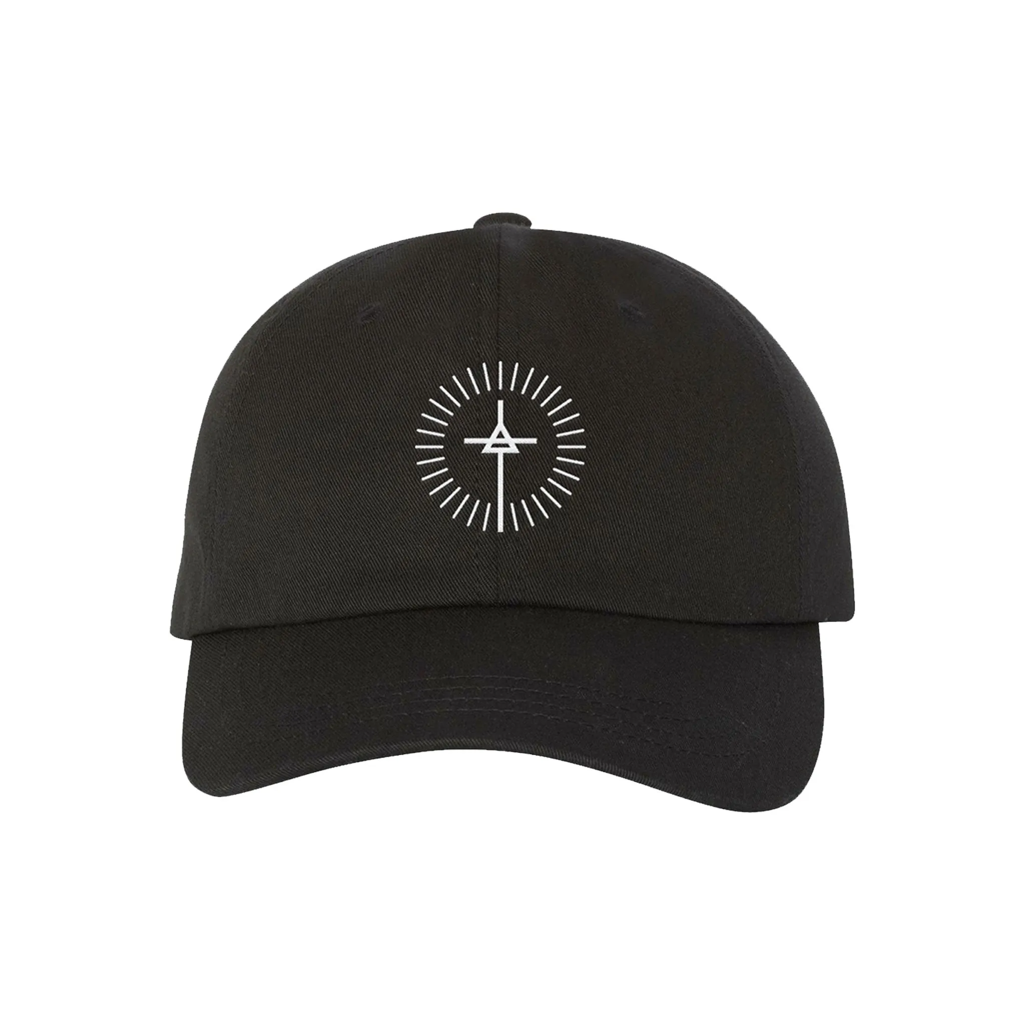 Circular Triad Embroidered Hat