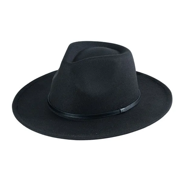 Classic Suede Fedora Hat