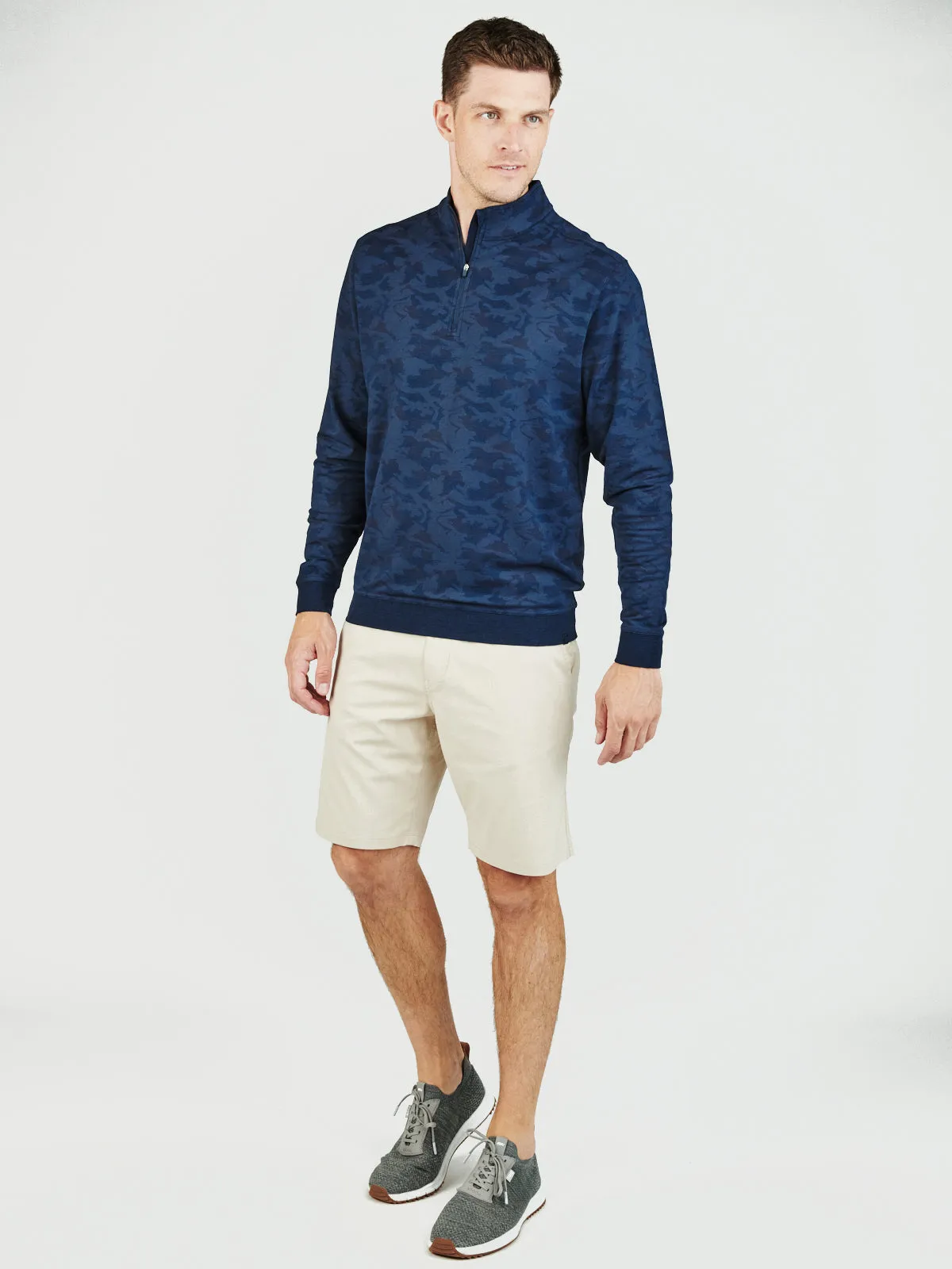 Cloud French Terry Print Quarter Zip