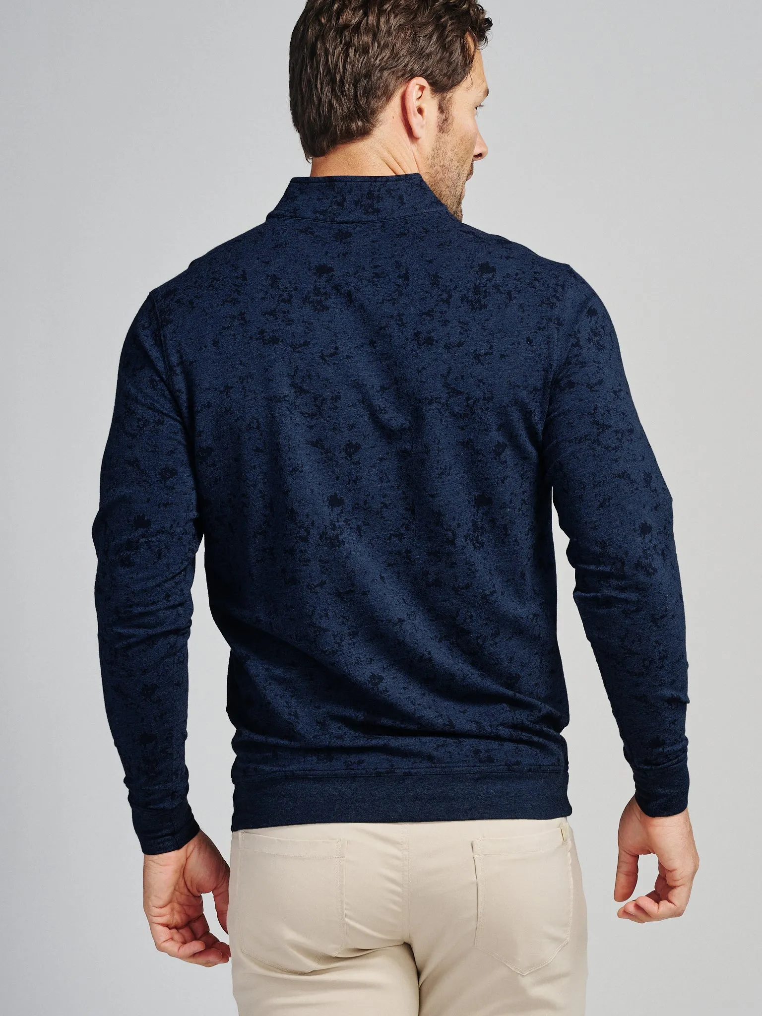 Cloud French Terry Print Quarter Zip