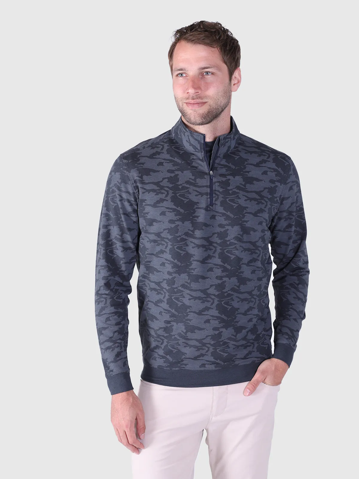 Cloud French Terry Print Quarter Zip